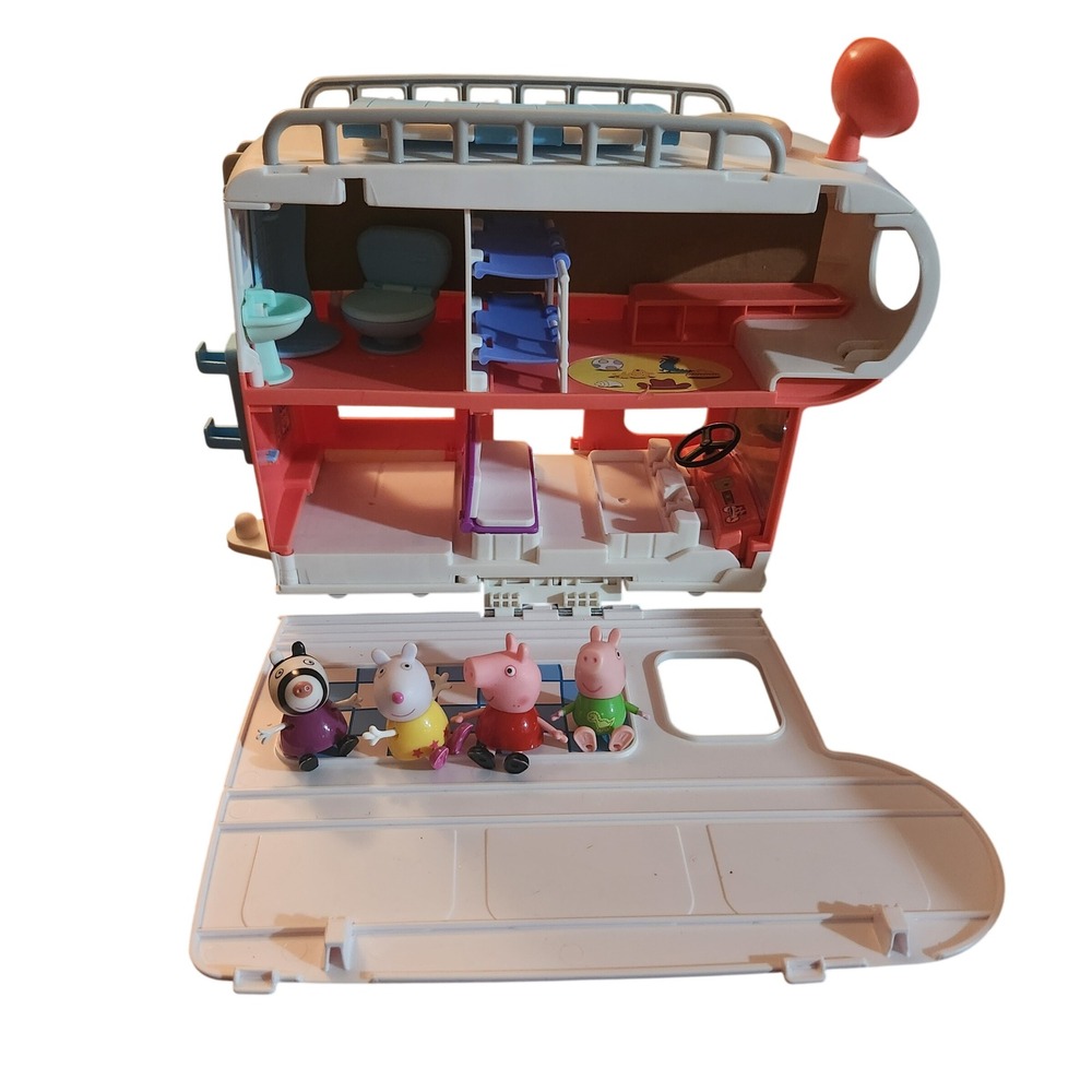 Peppa Pig Campervan‎ Playset with 4 Figures For Kids